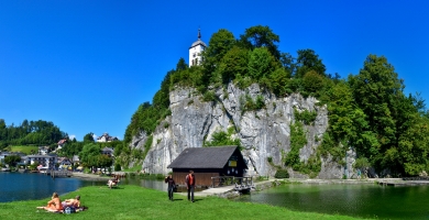 Panorama Traunkirchen und Johannesberg